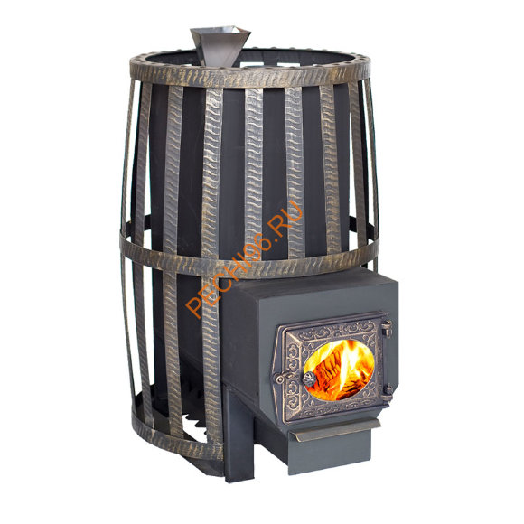 Печь банная Берёзка Витязь 28 (ДТ-3) стекло, закрытая каменка Печь банная Берёзка Витязь 28 (ДТ-3) стекло, закрытая каменка