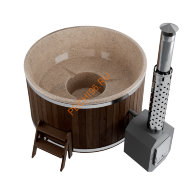 Купель Polarspa ECOLINE LIGHT 195 HOT термососна темная