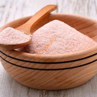 Молотая гималайская соль фракция 0,3-1 мм, мешок 25 кг