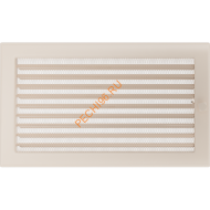 Вентиляционная решетка Kratki 22/37KX 220х370 мм кремовый