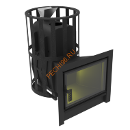 Печь банная Берёзка Воевода-Флагман 15 ЗК, сетка