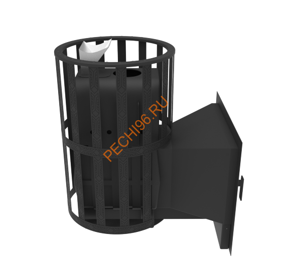 Печь банная Берёзка Воевода-Флагман 15 ЗК, сетка