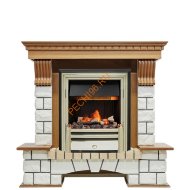 Электрокамин Dimplex Pierre Luxe с очагом Cavendish дуб/ белый