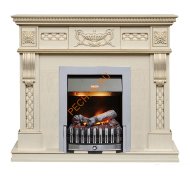 Электрокамин Dimplex Corsica с очагом Danville Chrome FB2 слоновая кость