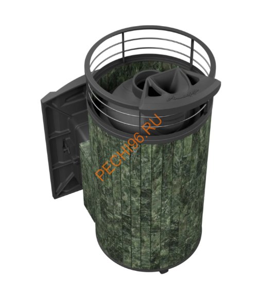 Печь банная Атмосфера XL Змеевик ламель+сетка, с тоннелем