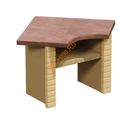 Стол разделочный Барбекю центр Боярин угловой Классик