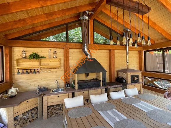 Стол разделочный Барбекю центр Боярин угловой Классик