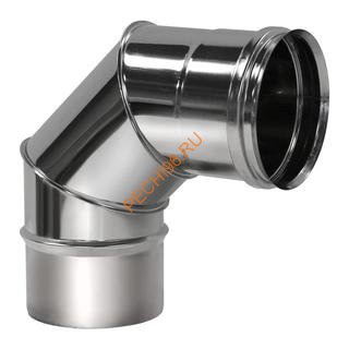 Отвод ВУЛКАН VHG 90°, нержавейка AISI 321, d 350 мм