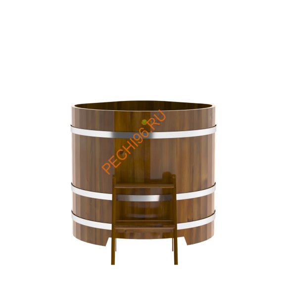 Купель для бани BentWood угловая из морёной лиственницы Рустик, 1,03х1,03 м