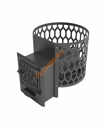 Печь банная чугунная Волга Оптима 16 ДТ-3 с выносной топкой Печь банная чугунная Волга Оптима 16 ДТ-3 с выносной топкой