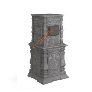 Печь банная газовая KLOVER KLV RT 20-RV 310S Талькомагнезит Истеблишмент с прямыми углами