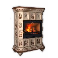 Печь-камин КимрПечь Истра пристенный Деревня