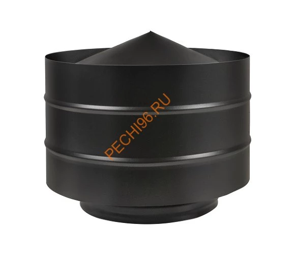 Дефлектор Везувий BLACK (AISI 430 0,8мм/0,5мм) d 150/250 мм