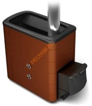 Печь банная ТМФ Тунгуска XXL 2013 Inox ТО терракота