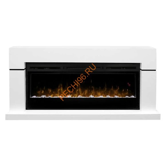Электрокамин Dimplex Lindos линейный с очагом Prism BLF5051 белый
