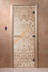 Дверь стеклянная DoorWood «Флоренция прозрачная», 1800х700 мм