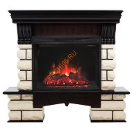 Электрокамин RealFlame Kavkaz 25,5/24 c очагом Evrika 25,5 LED