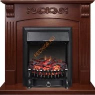 Электрокамин Royal Flame Sorrento угловой орех с очагом Fobos FX