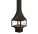 Камин Bordelet JULIETTA 985 Black Line, центральный на ножке