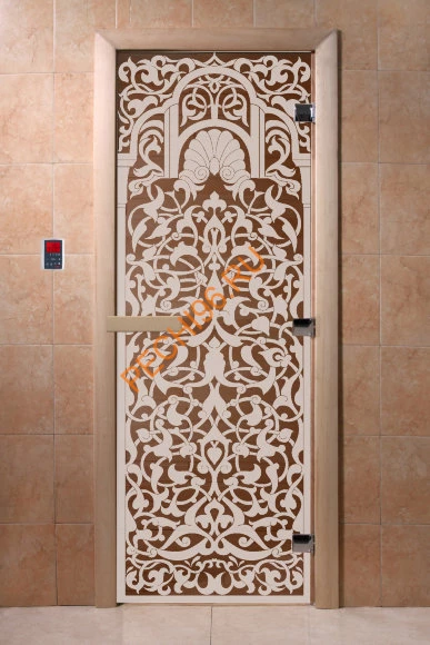 Дверь стеклянная DoorWood «Флоренция бронза», 1700х700 мм