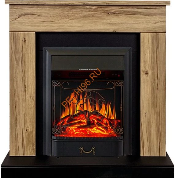 Электрокамин Royal Flame Bergen (Разборный), дуб галифакс, с очагом Majestic FX