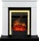 Электрокамин Royal Flame Bergen (Разборный), белый с черным, с очагом Majestic FX