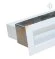 Люфт Kratki LUFT/6/100/B белый 60x1000 мм