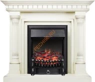 Электрокамин Royal Flame Dallas слоновая кость с патиной с очагом Fobos FX
