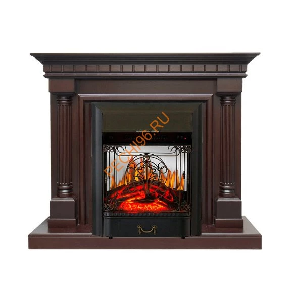Электрокамин Royal Flame Dallas темный дуб с очагом Majestic FX M