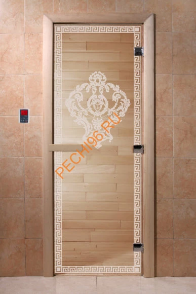 Дверь стеклянная DoorWood «Версаче», 1700х700 мм