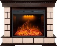 Электрический камин Royal Flame Shateau Темный дуб с очагом Emerald 28