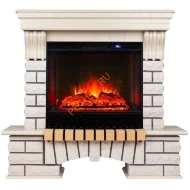 Электрокамин RealFlame Country 25 WT с очагом Sparta 25,5 LED