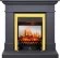 Электрокамин Royal Flame California с очагом Fobos FX M Brass