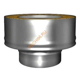 Переходник моно-термо ВУЛКАН V50R, нержавейка AISI 321/304, d 250/350 мм