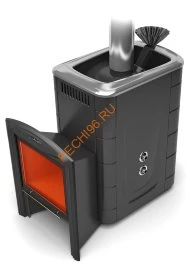 Печь банная ТМФ Гейзер 2014 Carbon Витра ТО антрацит Печь банная ТМФ Гейзер 2014 Carbon Витра ТО антрацит