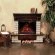 Электрокамин RealFlame Country Lux Rock 25 AO с очагом Evrika 25,5 LED
