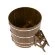 Купель для бани BentWood круглая из морёной лиственницы Рустик, D1,5 м
