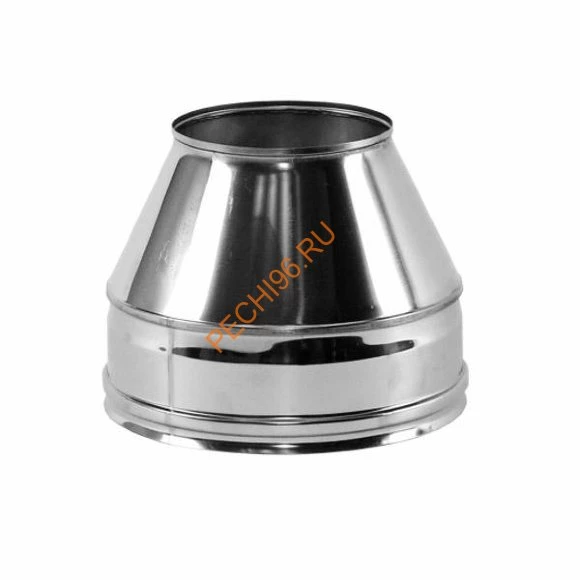 Конус ВУЛКАН Z50R, нержавейка AISI 321/оцинковка, d 160/260 мм