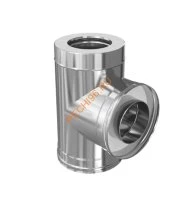 Сэндвич тройник 90° Титан KraftBerg, d 180/240 321/430-0,8/0,5мм
