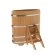 Купель для бани BentWood овальная из лиственницы Премиум, 0,69х1,31 м
