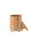 Купель для бани BentWood овальная из лиственницы Премиум, 0,80х1,42 м