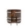 Купель для бани BentWood круглая из морёной лиственницы Премиум, D 1,17м