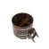 Купель для бани BentWood круглая из морёной лиственницы Премиум, D 1,17м