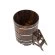 Купель для бани BentWood круглая из морёной лиственницы Премиум, D 1,17м