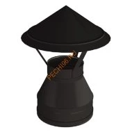 Зонт ВУЛКАН VBR D120/220 мм, нерж 0.5, черный