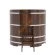 Купель для бани BentWood круглая из морёной лиственницы Премиум, D1,5 м