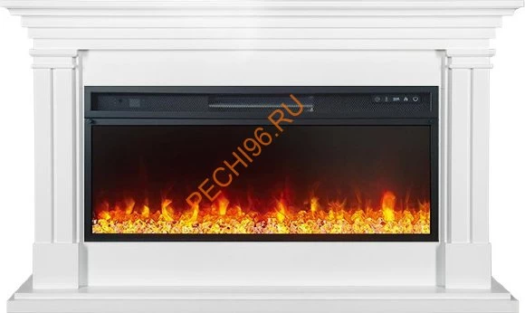 Электрокамин Royal Flame Lyon белый с очагом Vision 42 LED