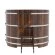 Купель для бани BentWood круглая из морёной лиственницы Премиум, D1,8 м