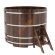 Купель для бани BentWood круглая из морёной лиственницы Премиум, D1,8 м