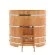 Купель для бани BentWood угловая из сращённой лиственницы, 1,37х1,37 м